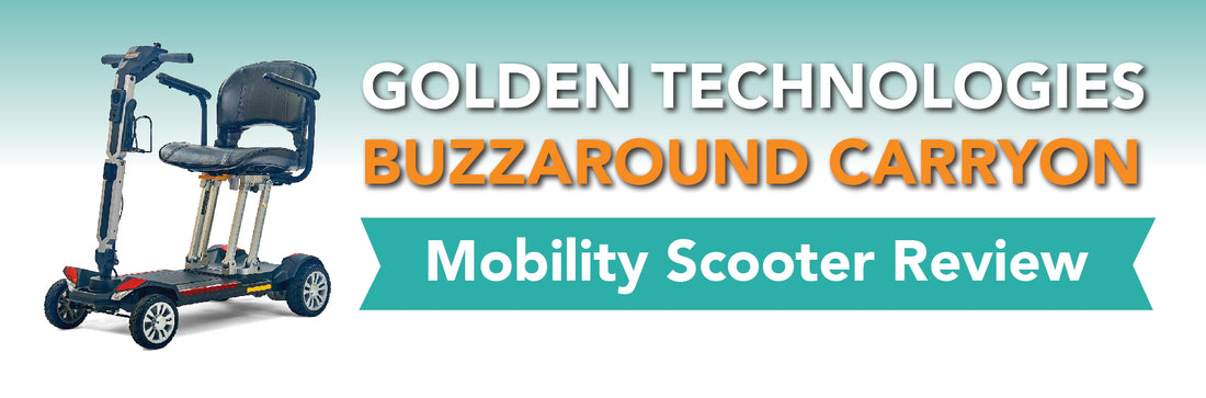 Golden Technologies Buzzaround CarryOn Manual Folding Portable Mobility Scooter Review