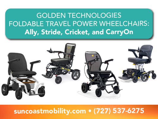 Golden Technologies Foldable Travel Power Wheelchairs