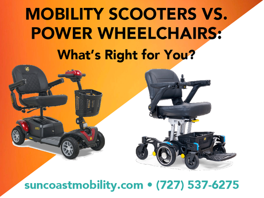 Mobility Scooters vs. Power Wheelchairs: What’s Right for You?