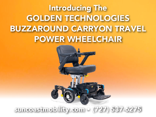 Introducing the Golden Technologies Buzzaround CarryOn Travel Power Wheelchair