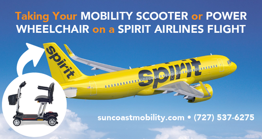 Taking Your Mobility Scooter or Power Wheelchair on a Spirit Airlines Flight